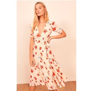 NWT Reformation : Napa Wrap Dress (Chagall)
